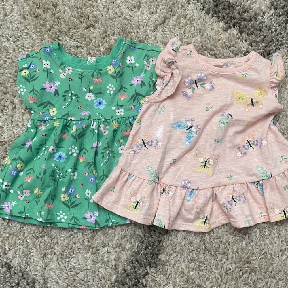 Floral and Butterfly Baby Dresses